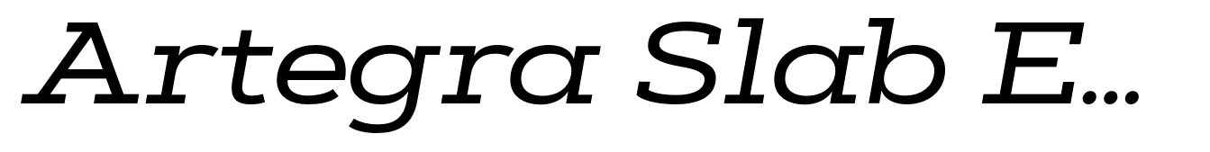 Artegra Slab Extended Medium Italic